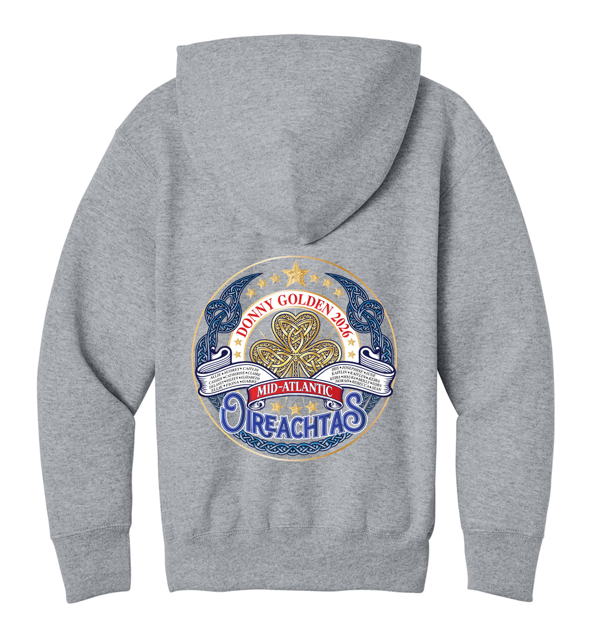 LIMITED  TIME DONNY GOLDEN FULL ZIP YOUTH HOODIE PCZ8YZH