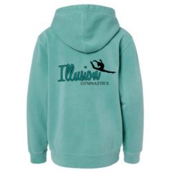 Youth Midweight Pigment-Dyed Hooded Sweatshirt