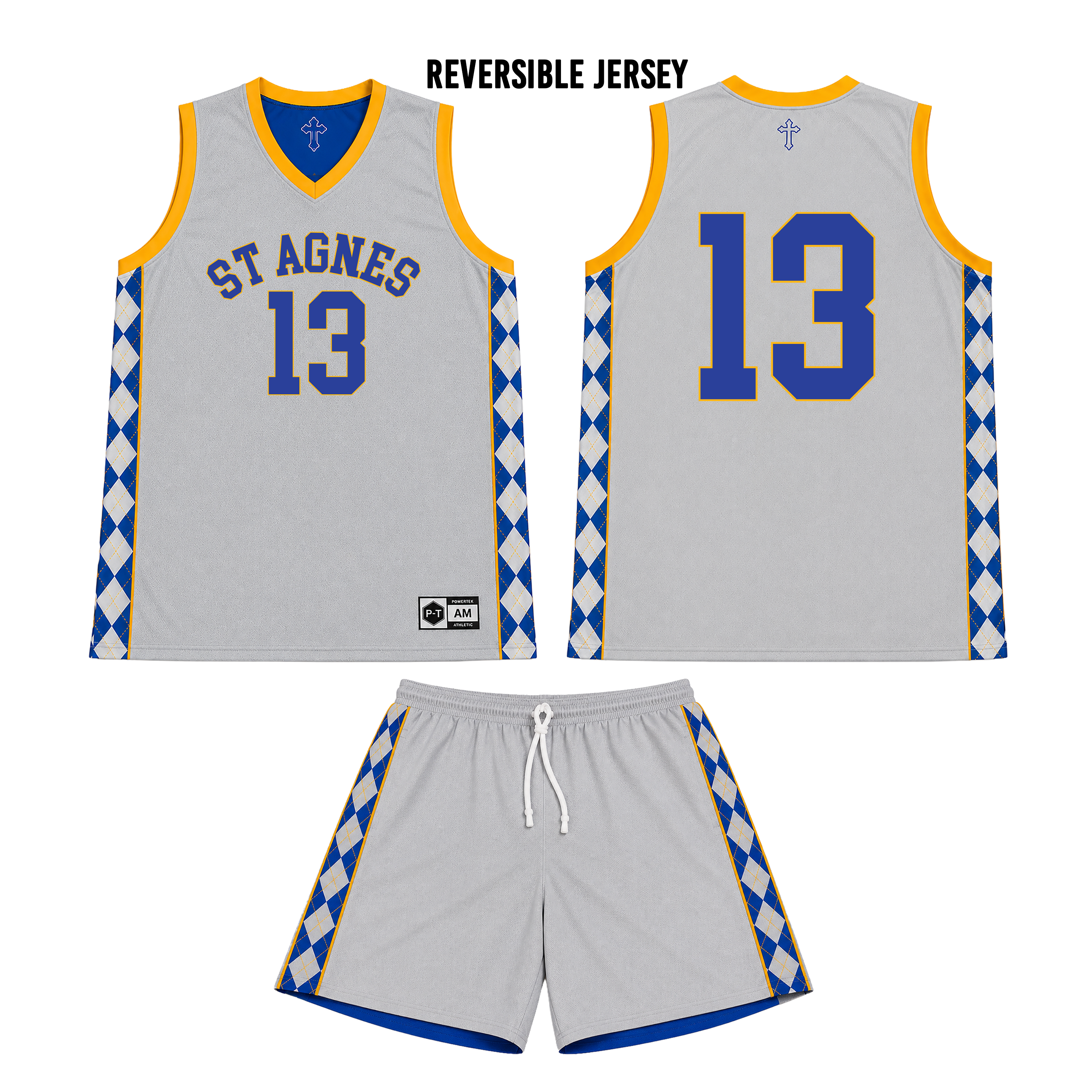 ST AGNES BASKETBALL BOYS REVERSIBLE UNIFORM