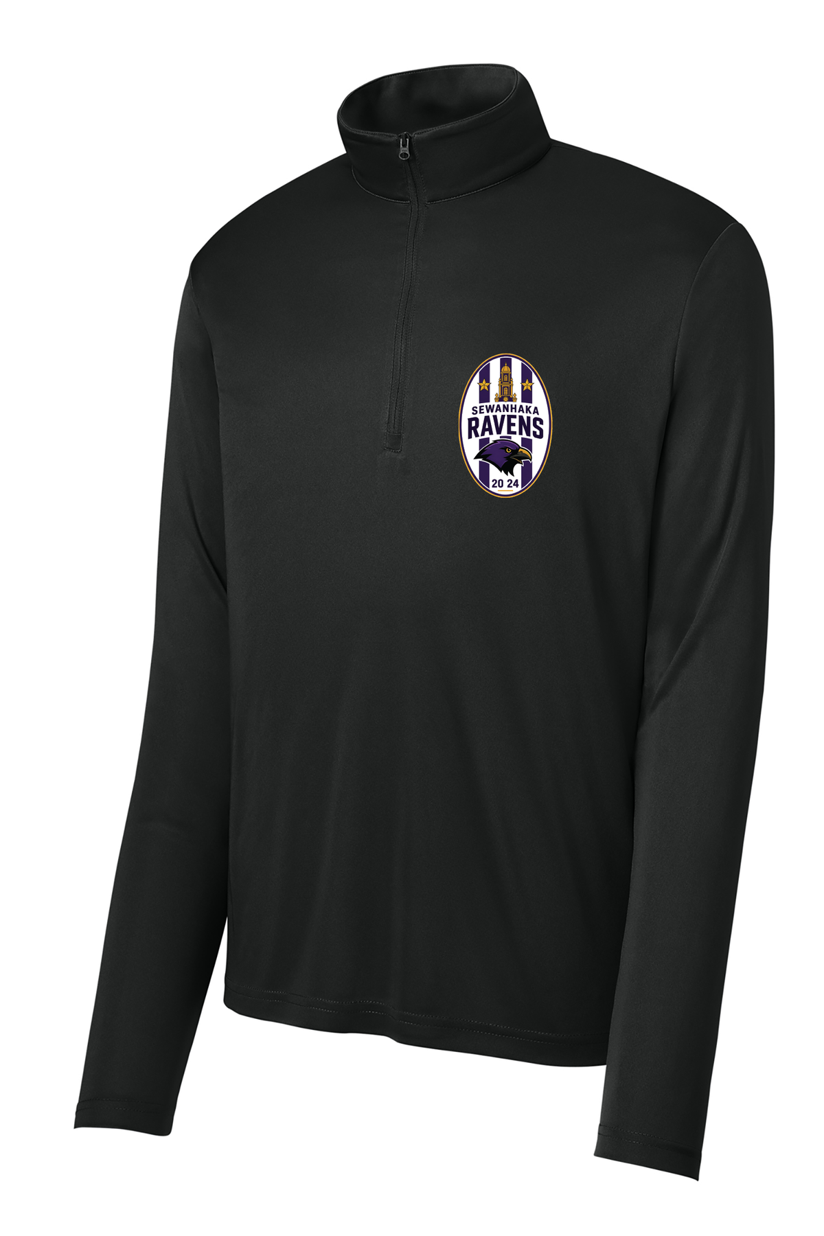 SEWANHAKA RAVENS BOYS SOCCER PRINTED 1/4 ZIP ST357