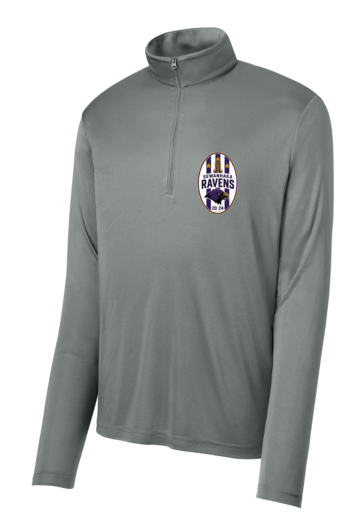 SEWANHAKA RAVENS BOYS SOCCER PRINTED 1/4 ZIP ST357