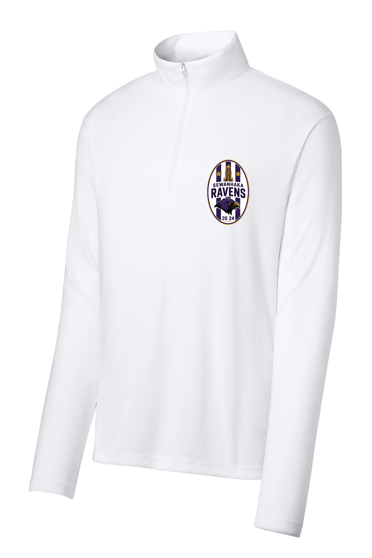 SEWANHAKA RAVENS BOYS SOCCER PRINTED 1/4 ZIP ST357