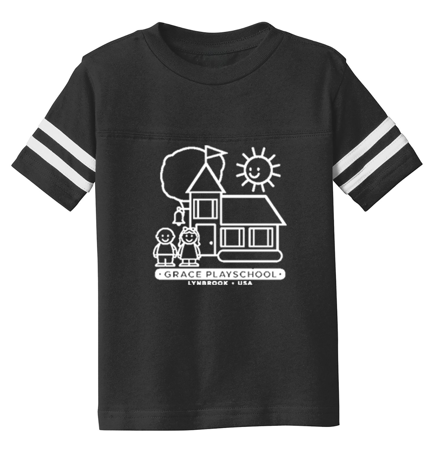 GRACE PLAYSCHOOL TODDLER FOOTBALL T-SHIRT
