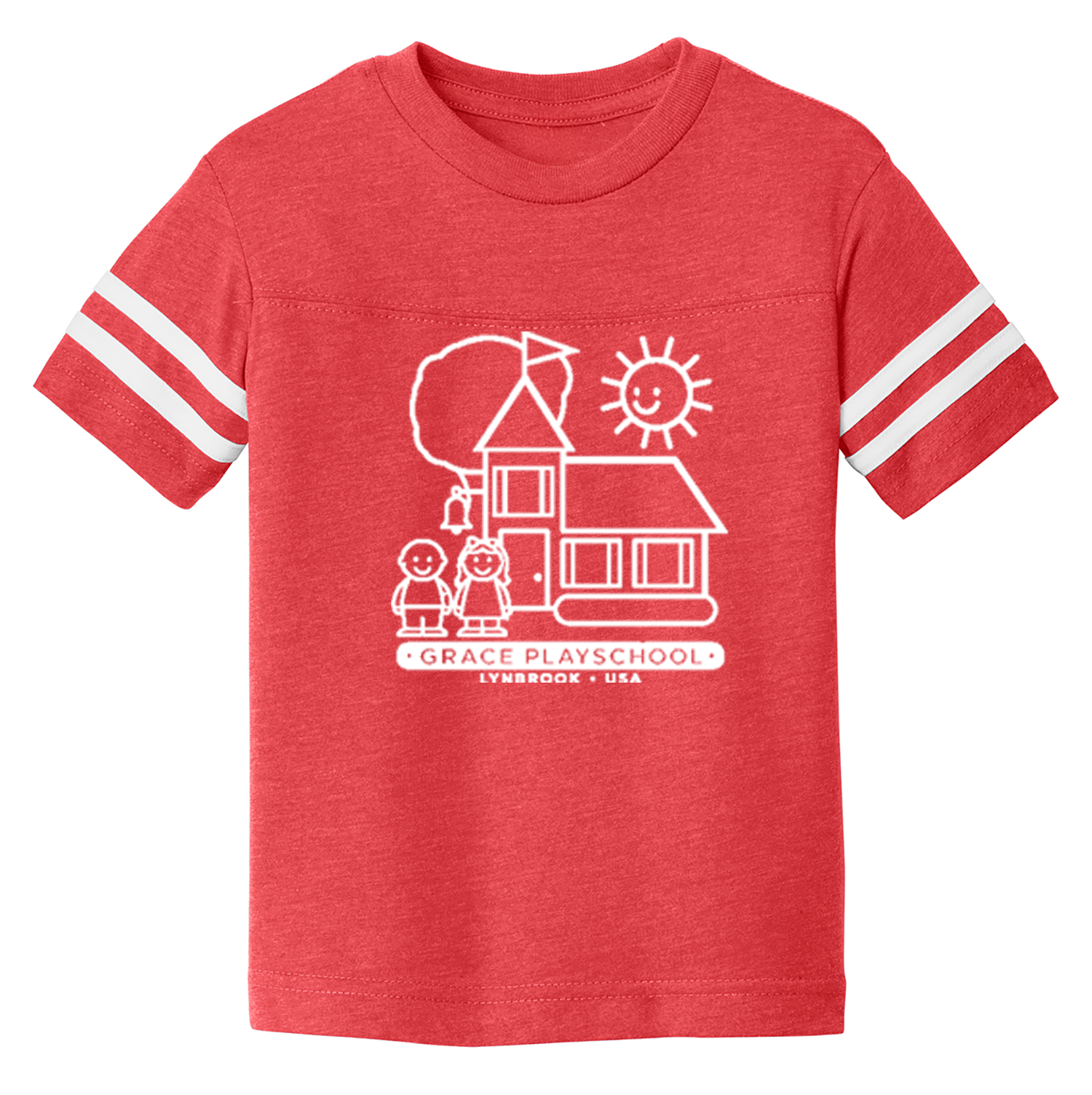 GRACE PLAYSCHOOL TODDLER FOOTBALL T-SHIRT