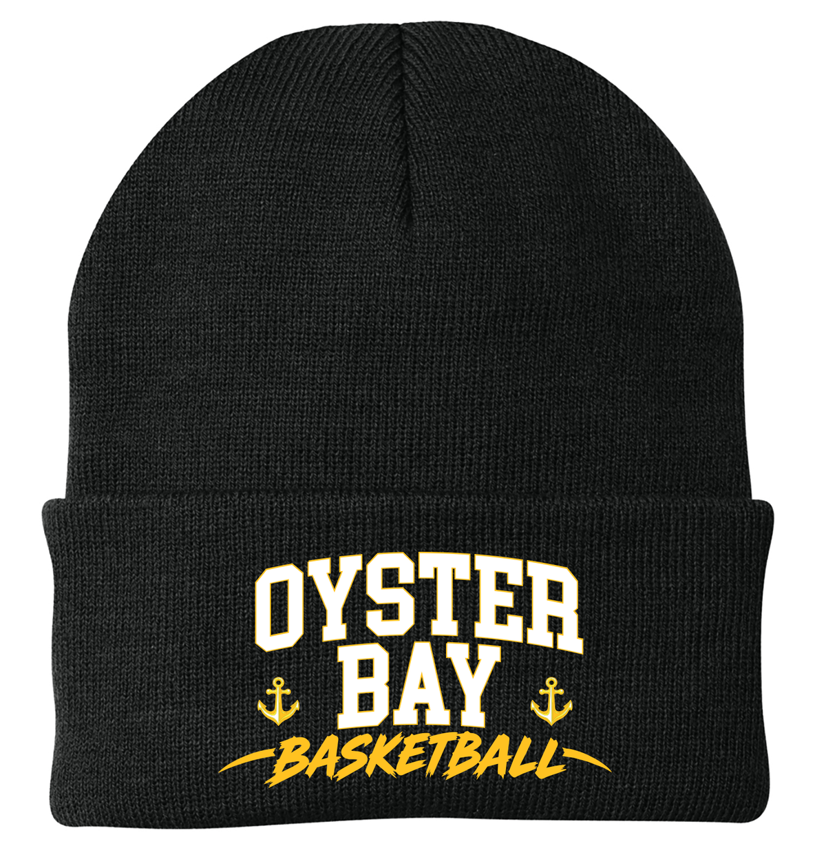 Oyster Bay Basketball embroidered Beanie CP90