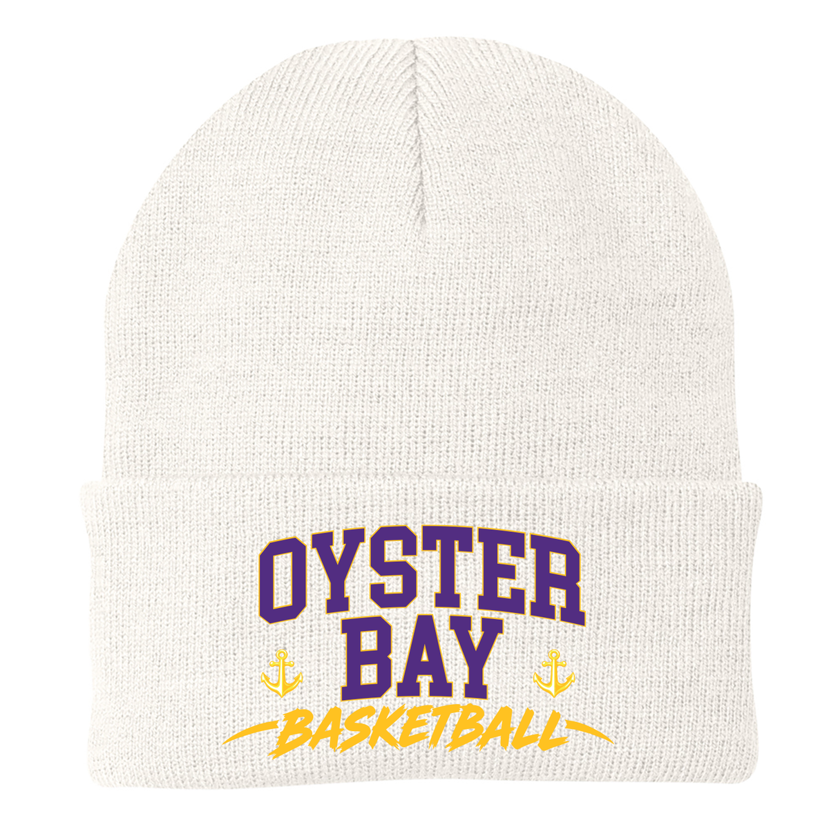 Oyster Bay Basketball embroidered Beanie CP90