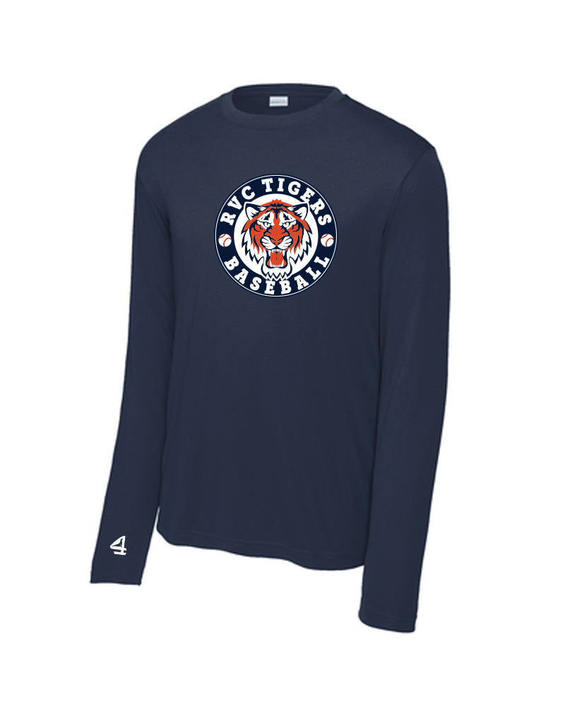 RVC Tigers Baseball Long Sleeve Performance Tee