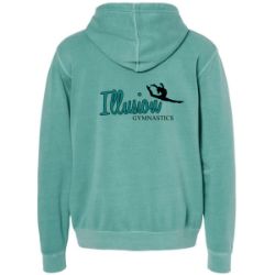 Adult Pigment-Dyed Hooded Sweatshirt