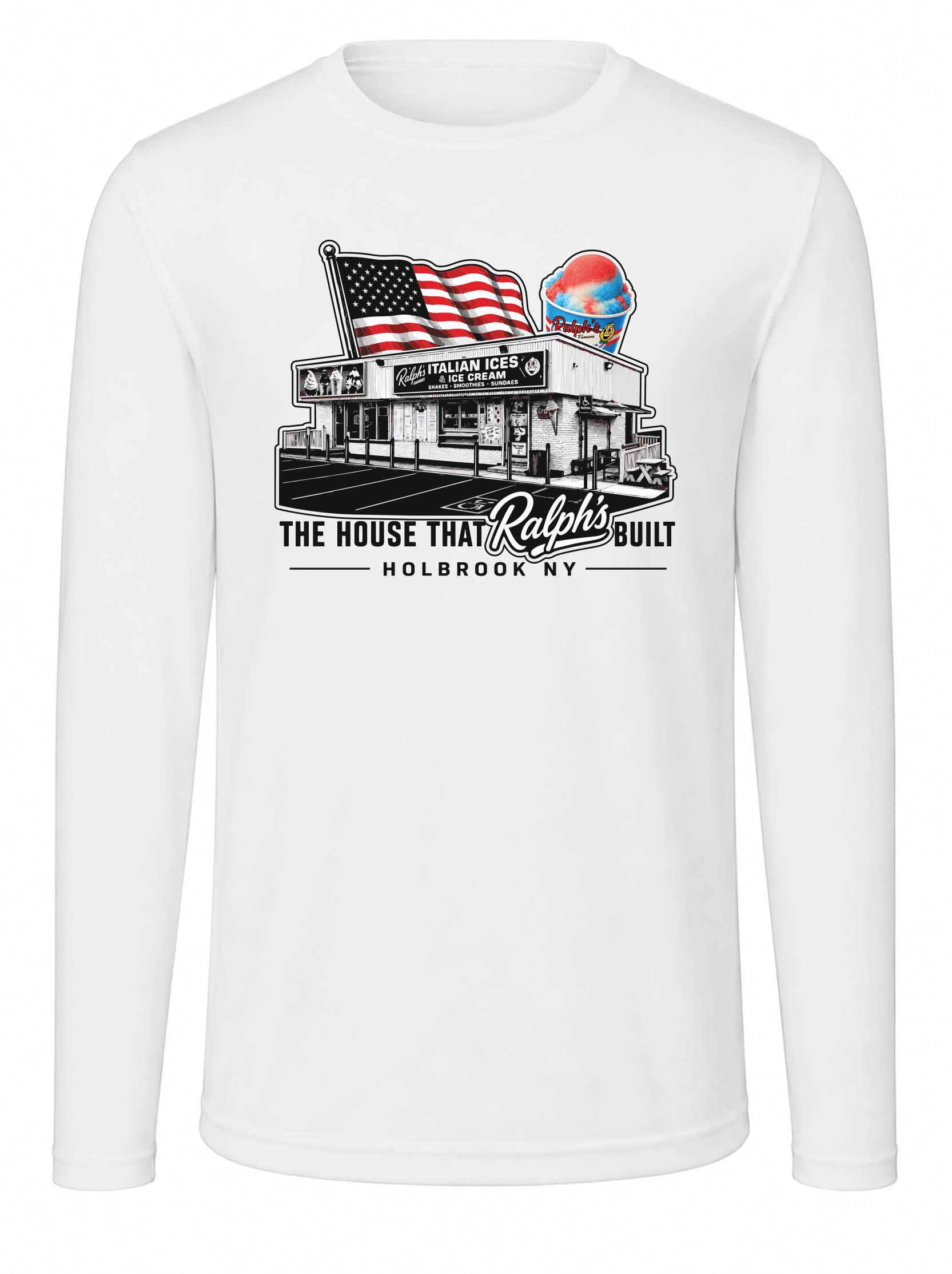 Ralphs Famous Italian Ices & Ice Cream The House UPF 50+ UV solar protection Long Sleeve Shirt