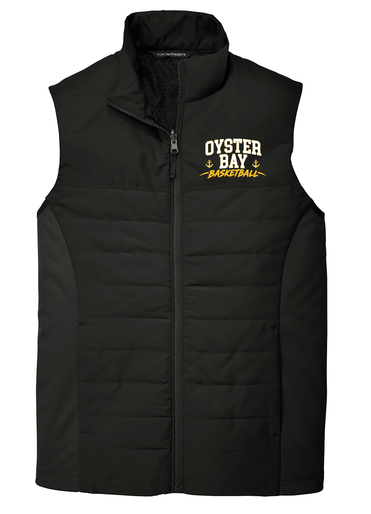 Oyster Bay Basketball Embroidered Puffer Jaket j903