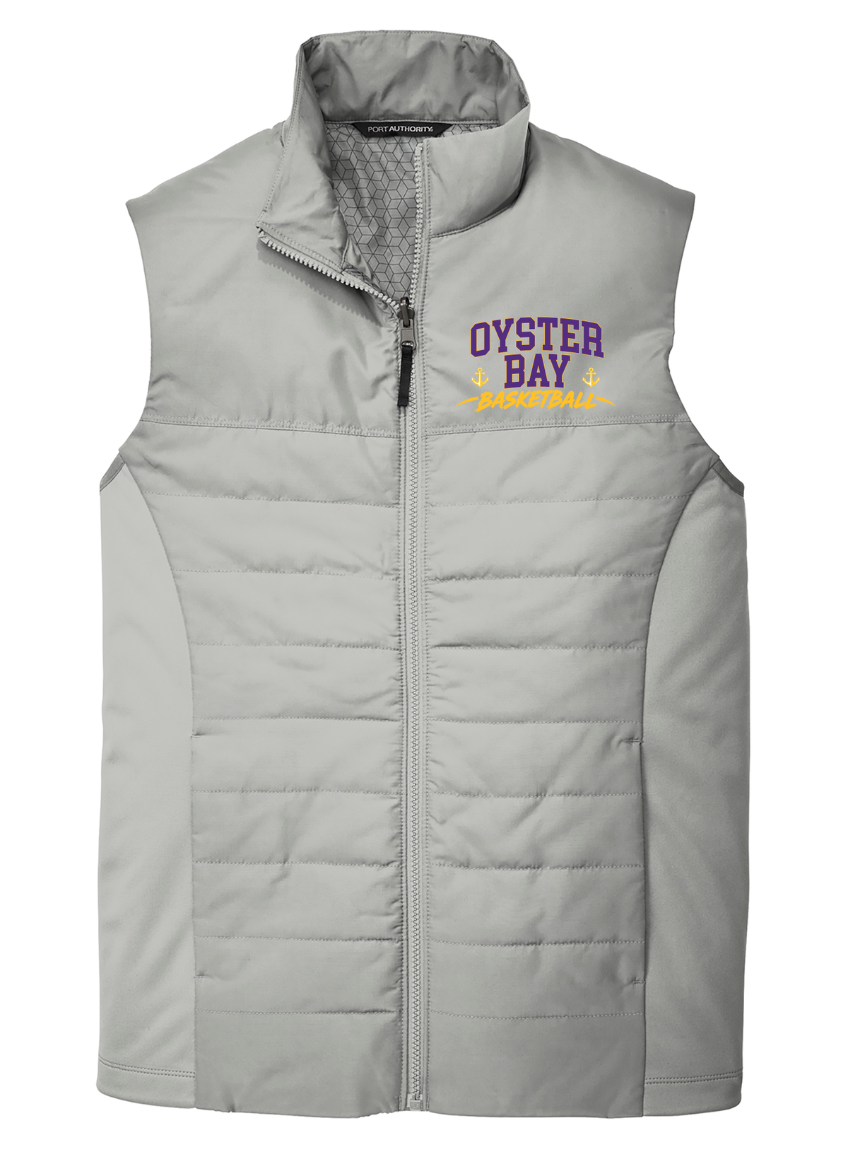 Oyster Bay Basketball Embroidered Puffer Jaket j903
