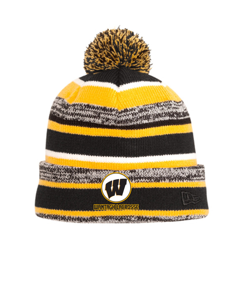 Wantagh Lax Pom Pom Beanie