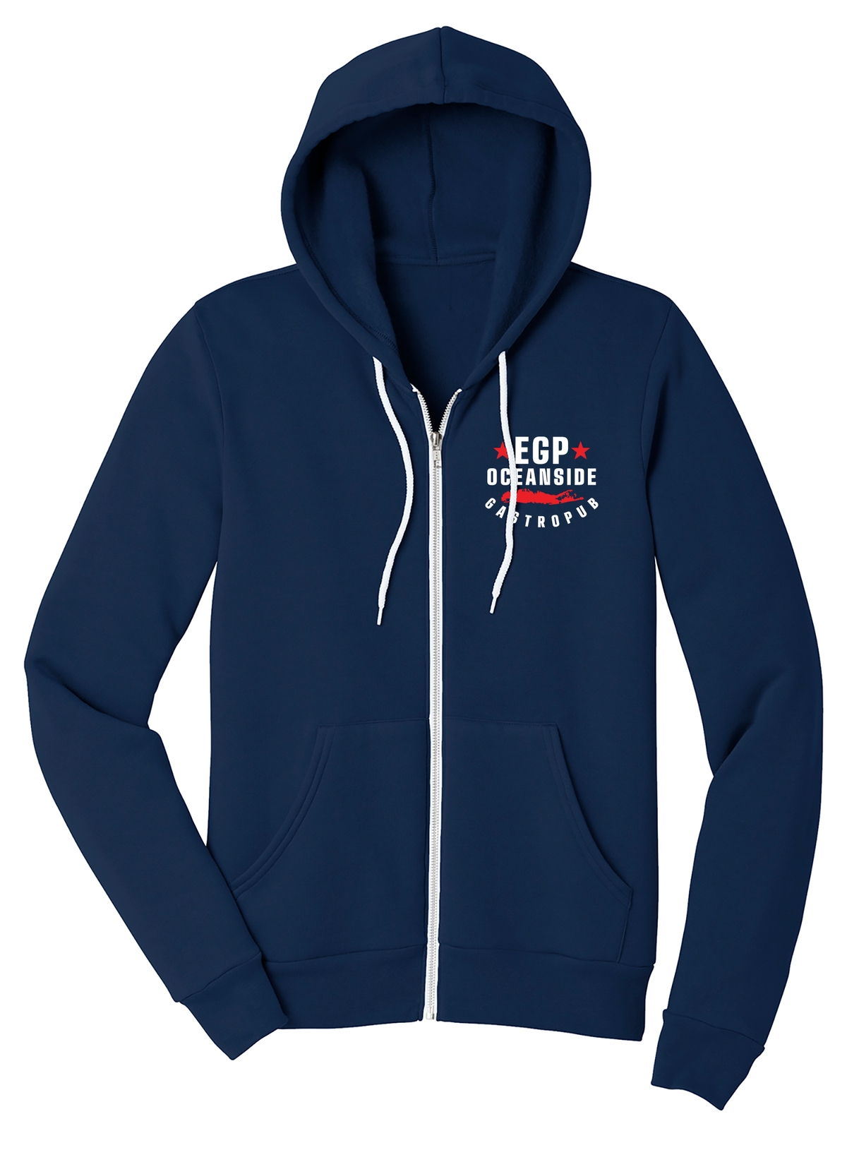 EPG OCEANSIDE SPONGE FLEECE FULL ZIP HOODIE BC3739
