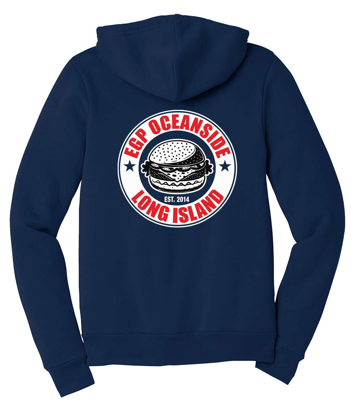 EPG OCEANSIDE SPONGE FLEECE FULL ZIP HOODIE BC3739