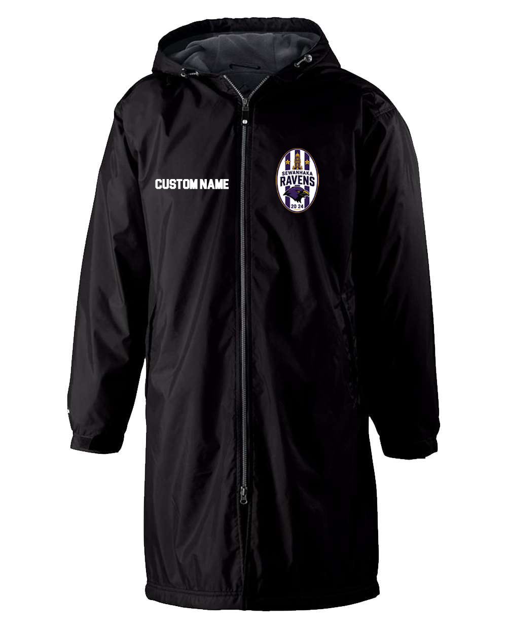 SEWANHAKA RAVENS BOYS SOCCER LONG WARM JACKET 229162