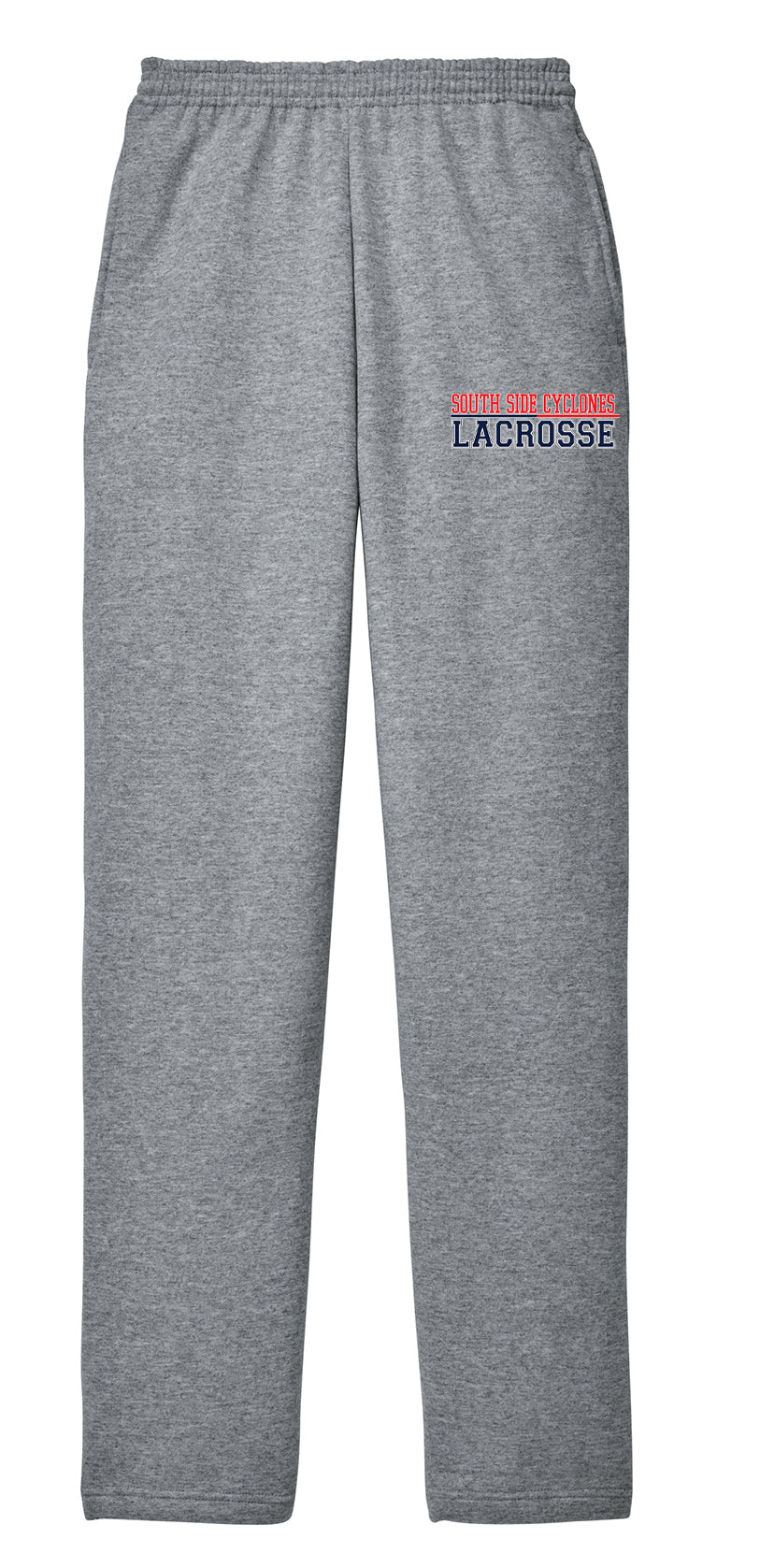 South Side Cyclones Lacrosse Open Bottom Sweatpants