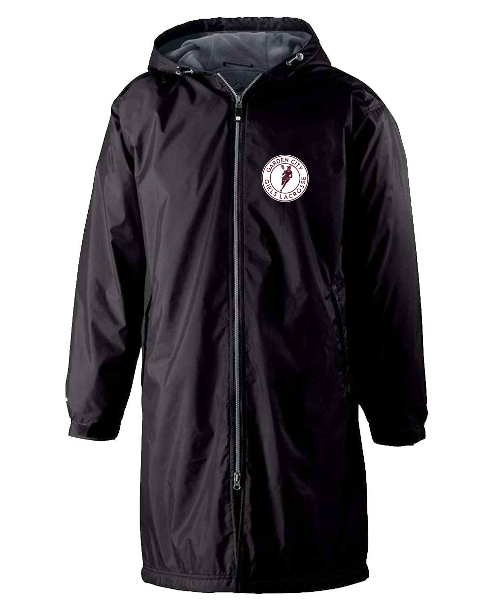 GARDEN CITY GIRLS LACROSSE embroidered Long Jacket
