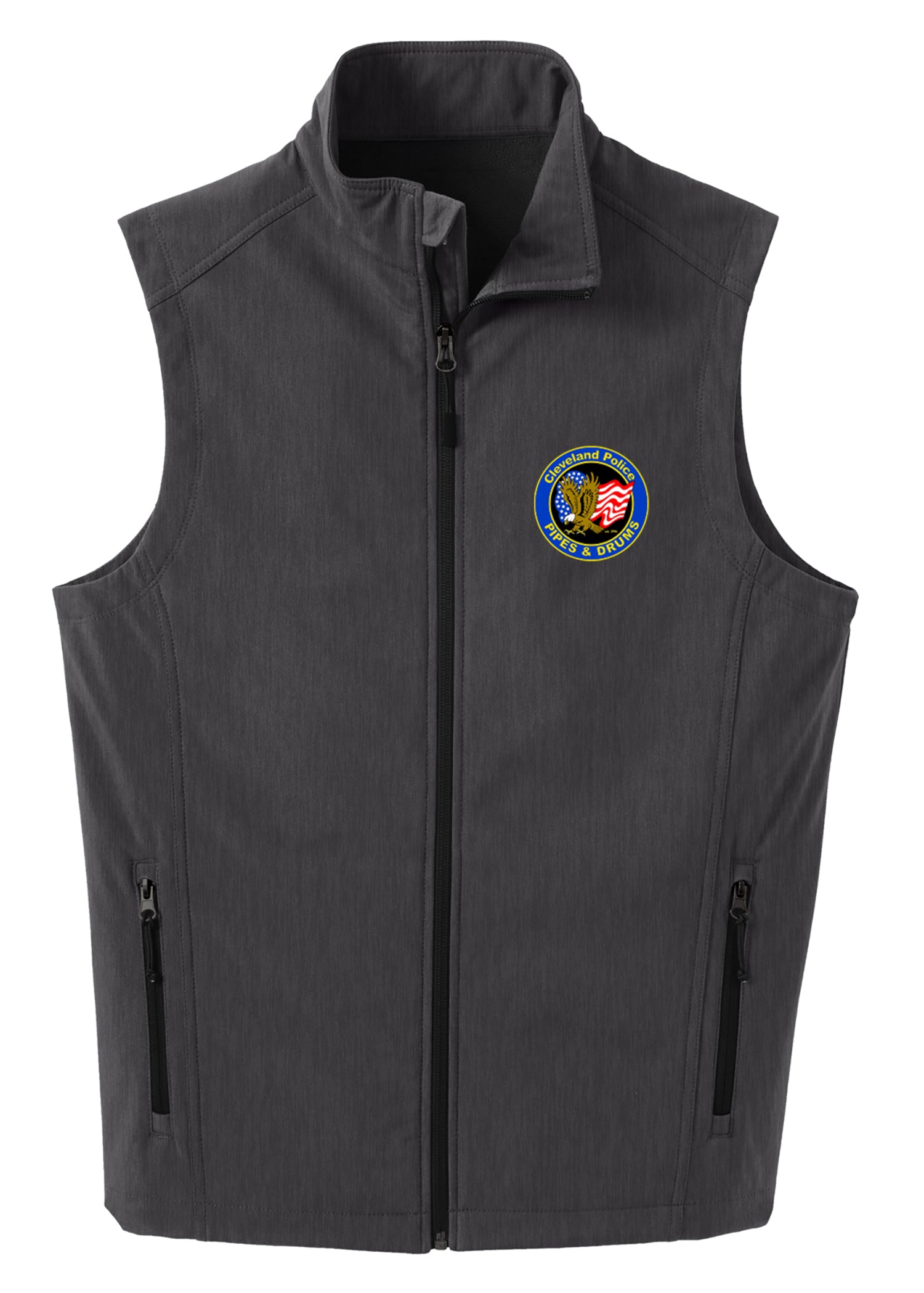 CLEVELAND POLICE PIPES AND DRUMS Soft Shell Vest