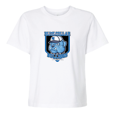 BLUE COLLAR BULLDOGS BASEBALL WOMEN'S TSHIRT
