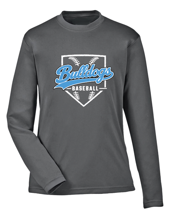BLUE COLLAR BULLDOGS BASEBALL PERFORMANCE LONG SLEEVE SHIRT TT11L /YL