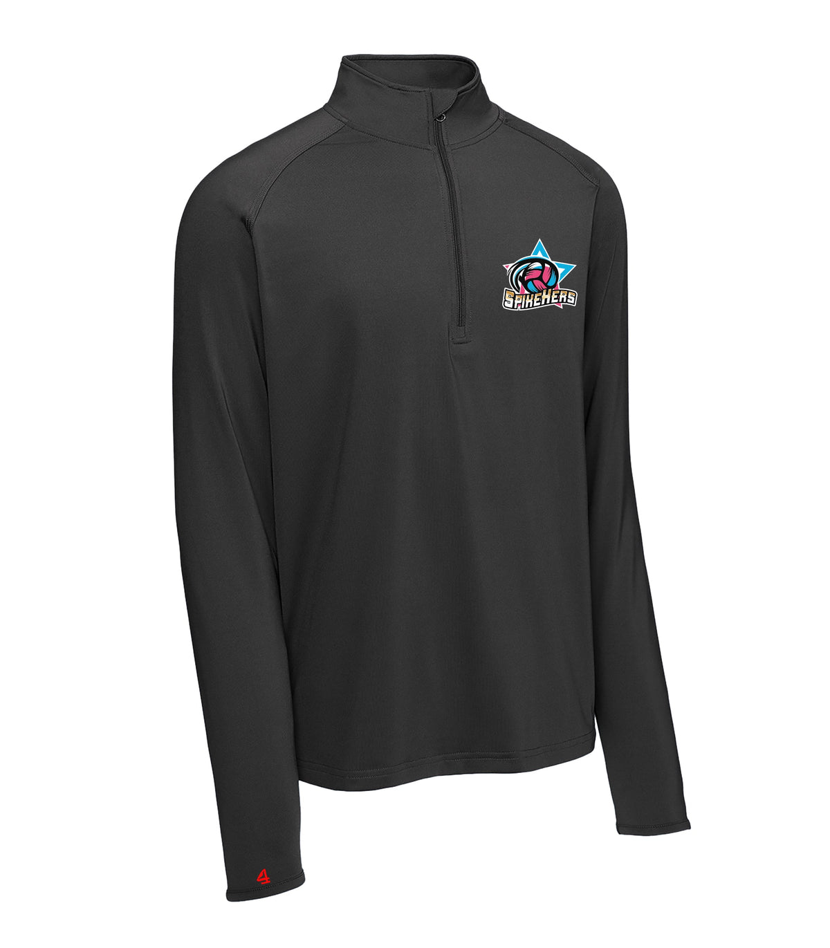 Spikehers Volleyball Embroidered 1/4 Zip
