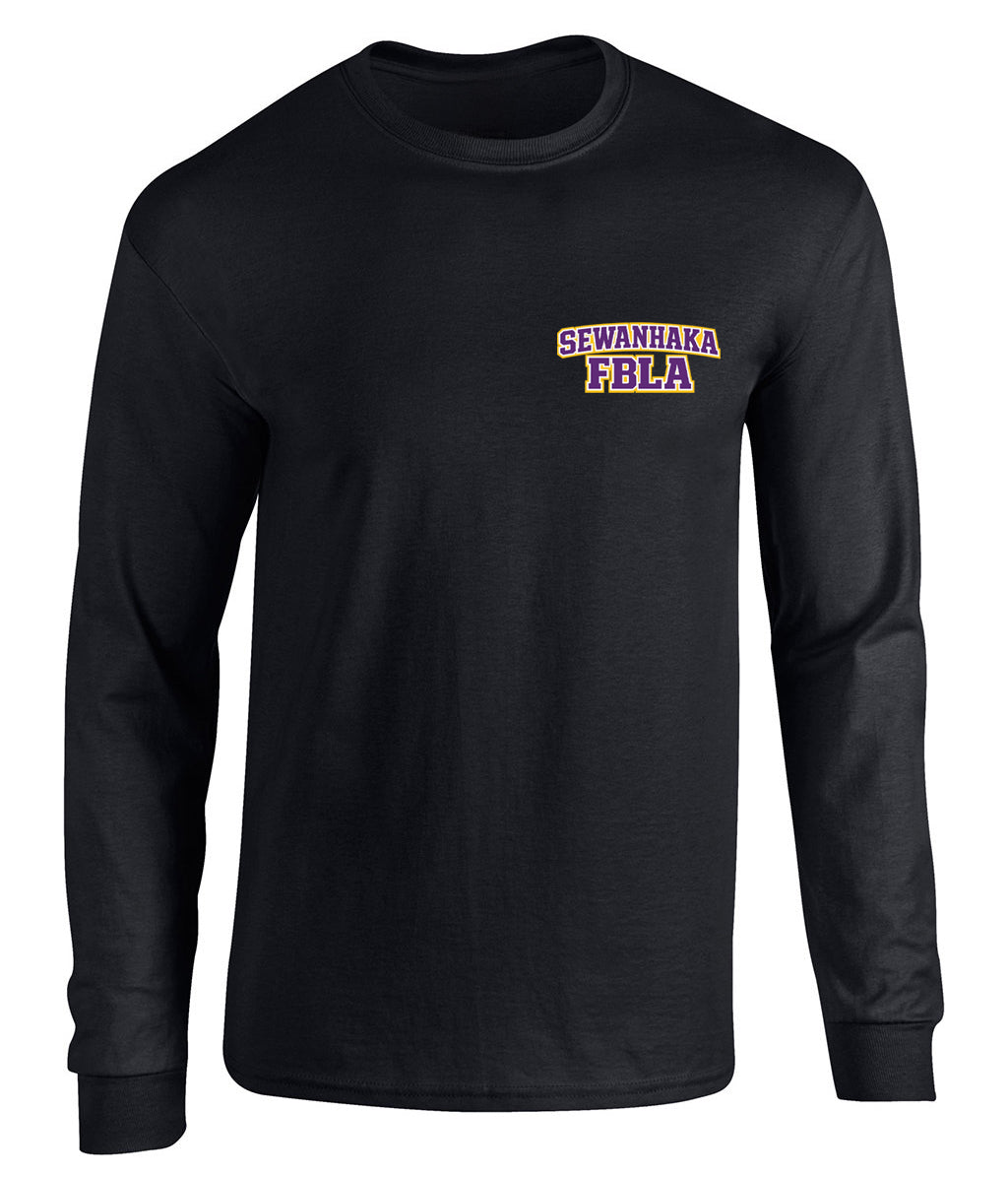 SEWANHAKA FBLA Long Sleeve Cotton Tee