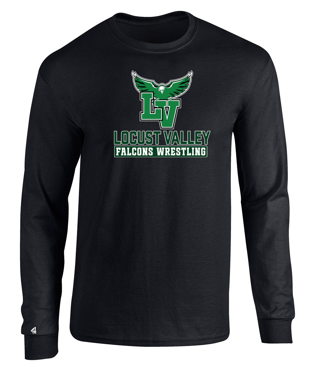 Locust Valley Falcons Wrestling Long Sleeve T-shirt
