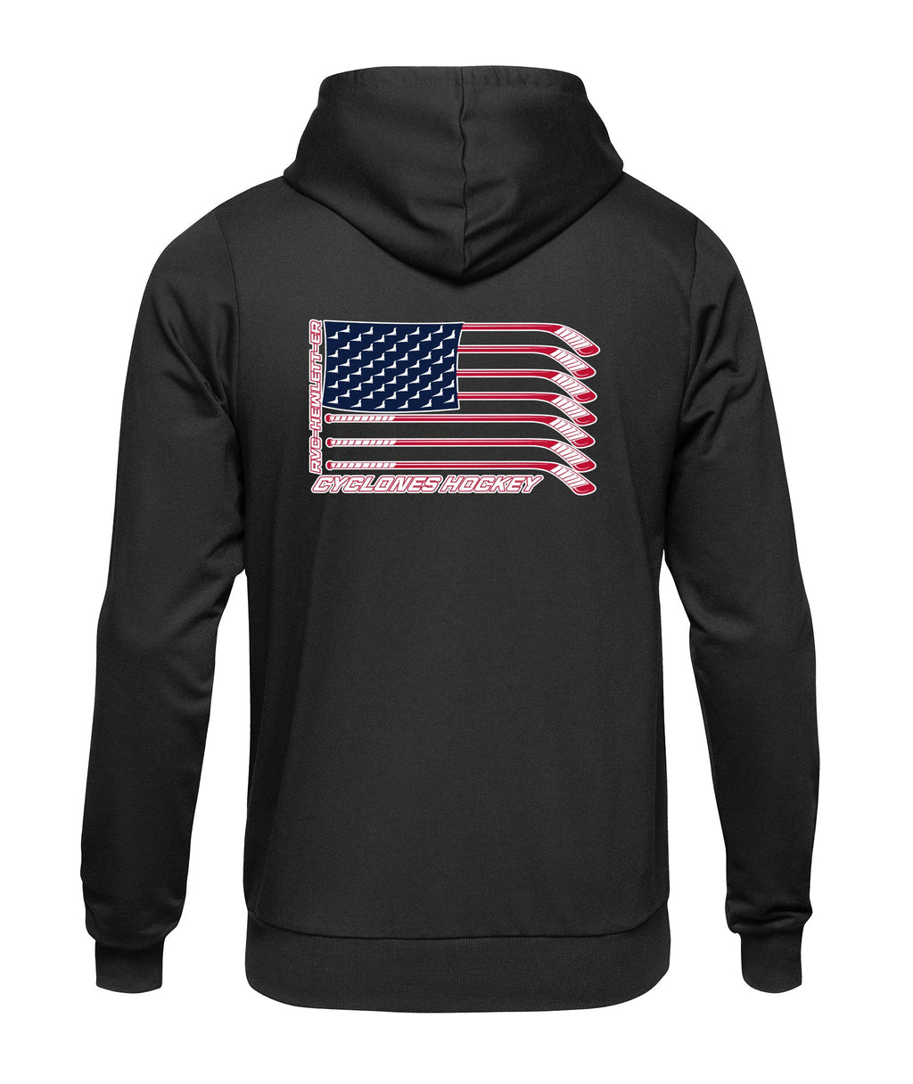 ROCKVILLE CENTRE HEWLETT E.R. HOCKEY Flag Hoodie