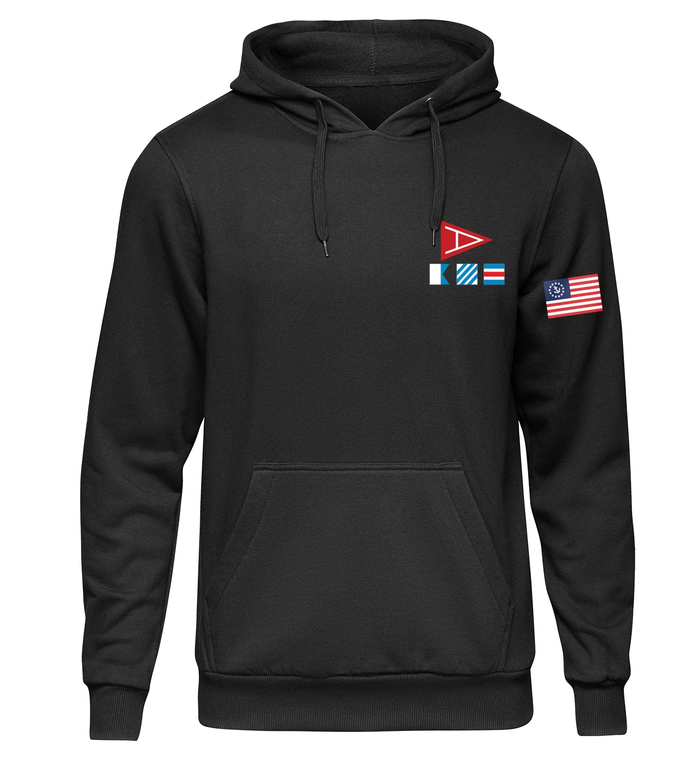 Amityville Yacht Club Flag Embroidered HOODIE
