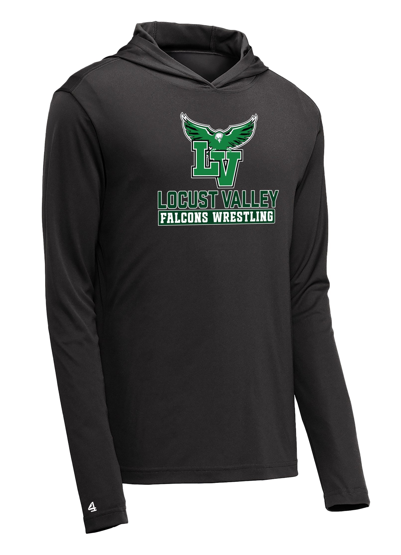 Locust Valley Falcons Wrestling Performance Pullover Hoodie