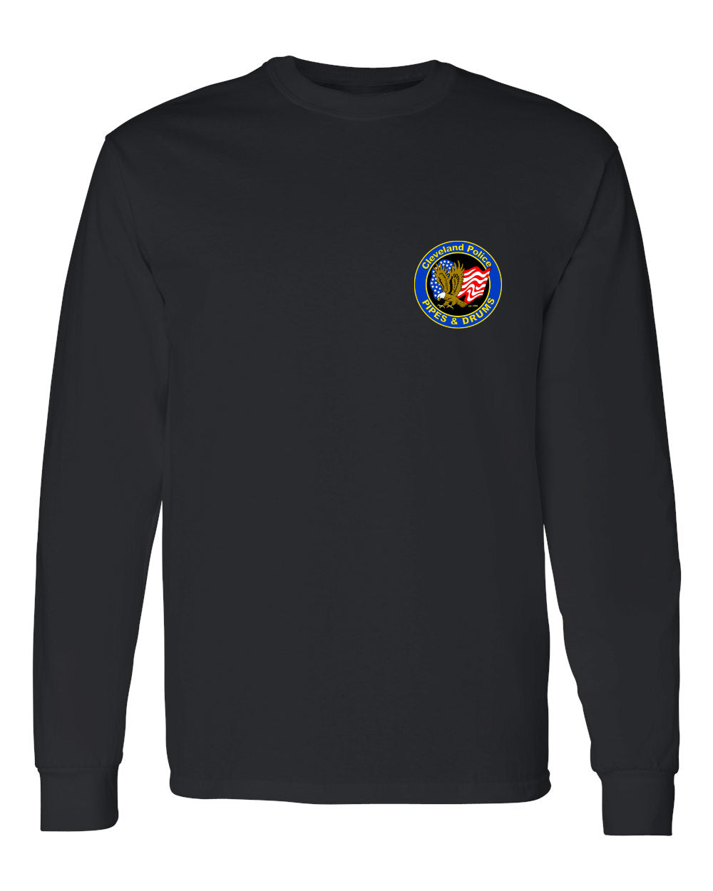 CLEVELAND POLICE PIPES AND DRUMS Long Sleeve shirt