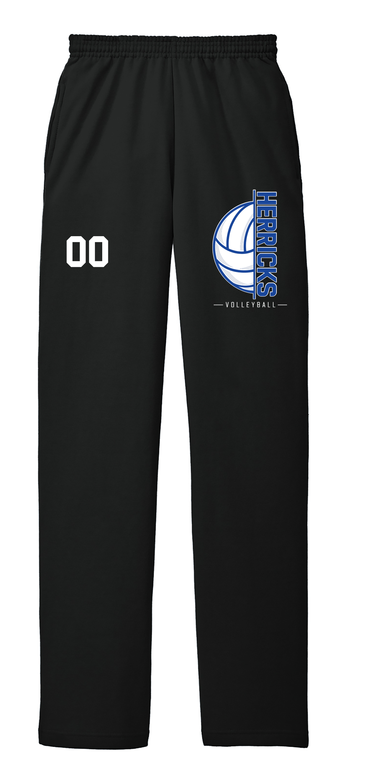HERRICKS VOLLEYBALL OPEN BOTTOM SWEATPANTS PC78P