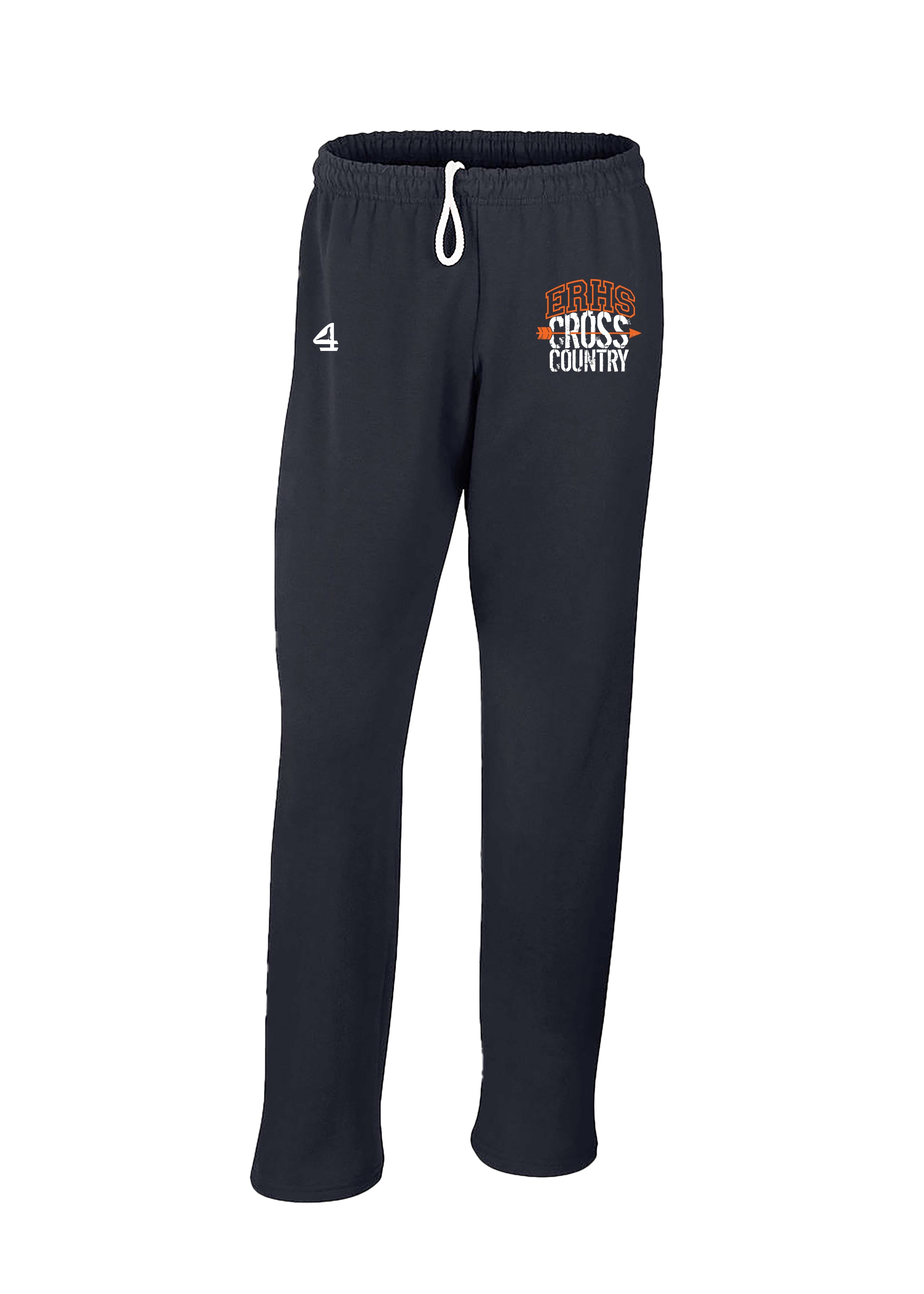 EAST ROCKAWAY CROSS COUNTRY Open Bottom Sweatpants