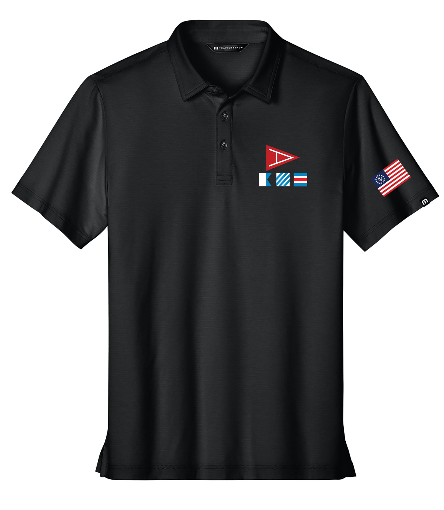 Amityville Yacht Club Printed Flag Travis Mathew Crestview Polo