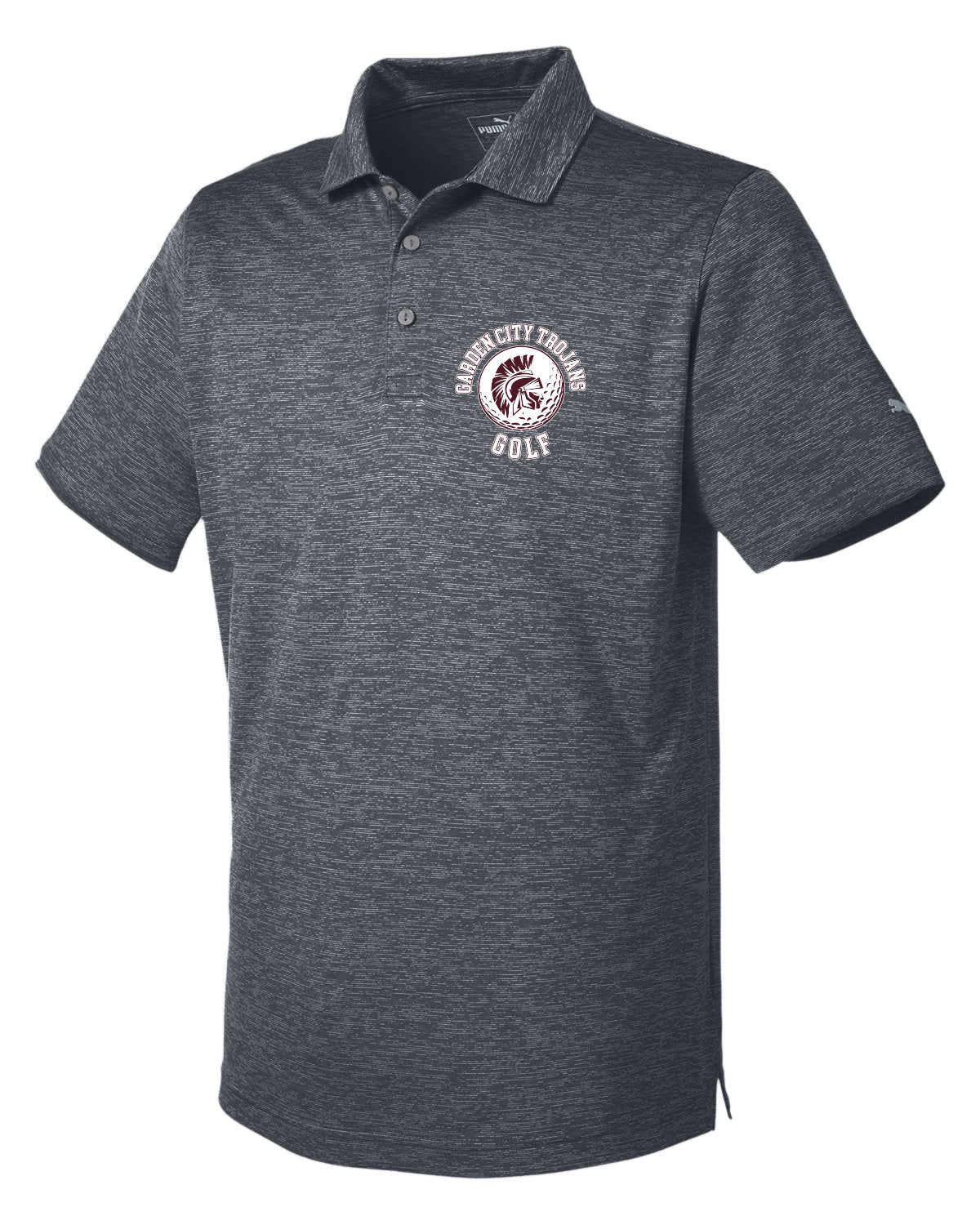 Garden City Golf Men's Embroidered Puma Golf Men's Icon Heather Polo