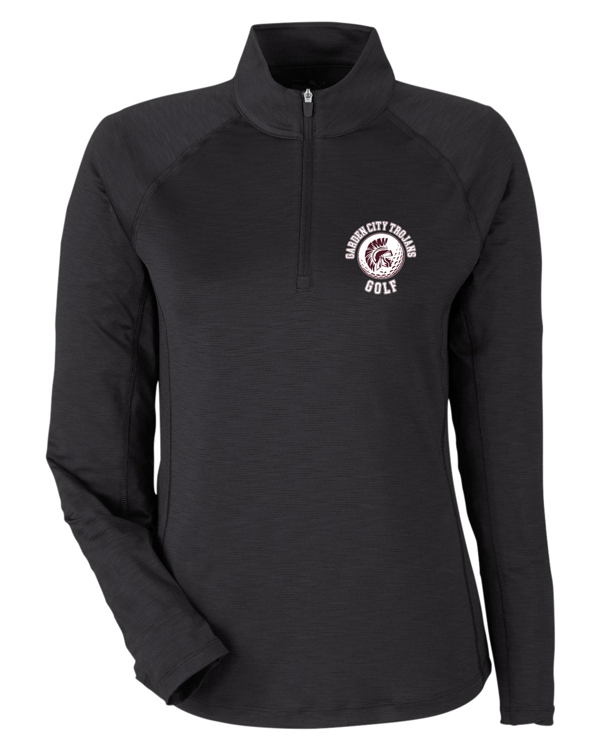 Garden City Golf Embroidered Puma Golf Ladies' V Quarter-Zip
