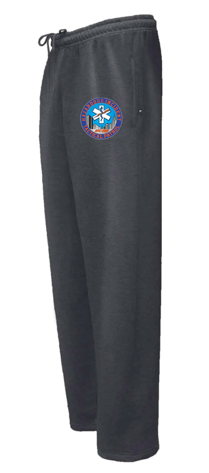 NYC HAZARD INCIDENT TACTICAL PATROL Open Bottom Sweatpants