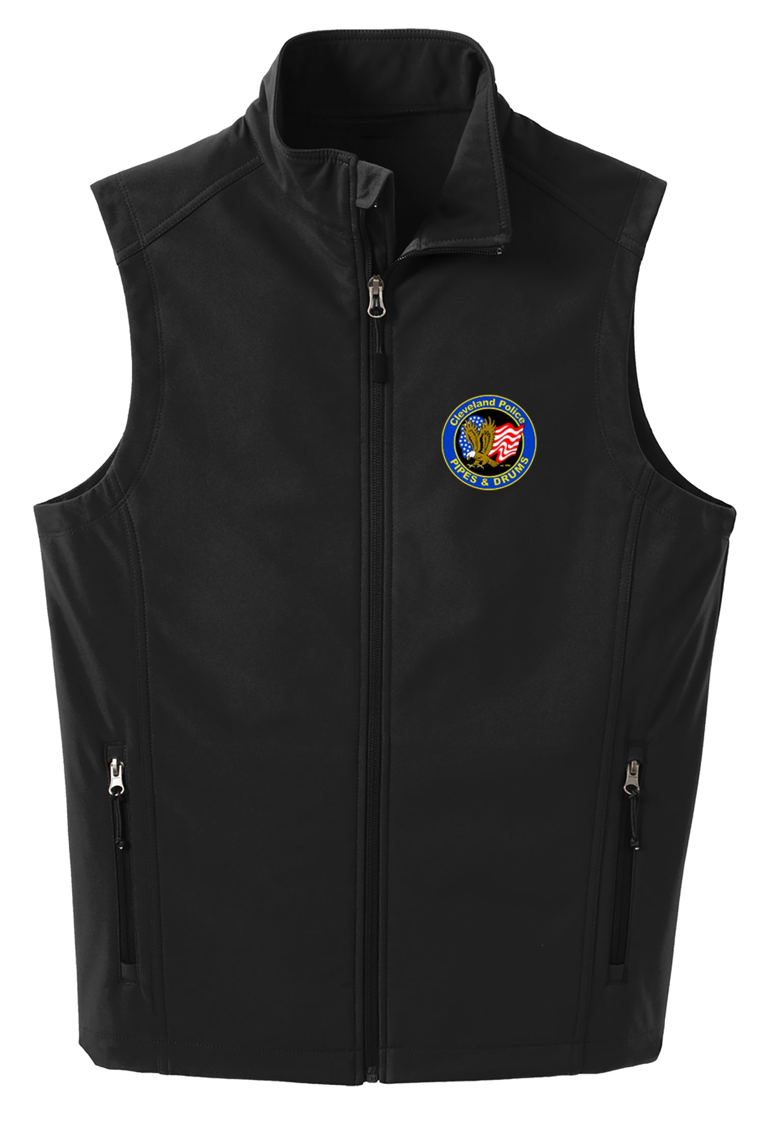 CLEVELAND POLICE PIPES AND DRUMS Soft Shell Vest