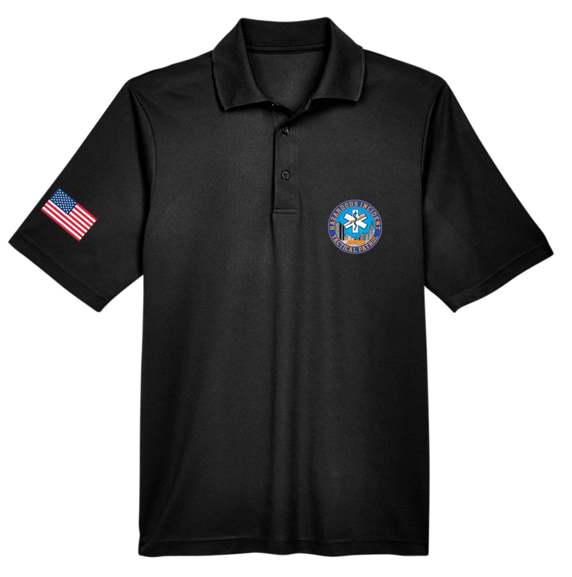 NYC HAZARD INCIDENT TACTICAL PATROL Embroidered Polo