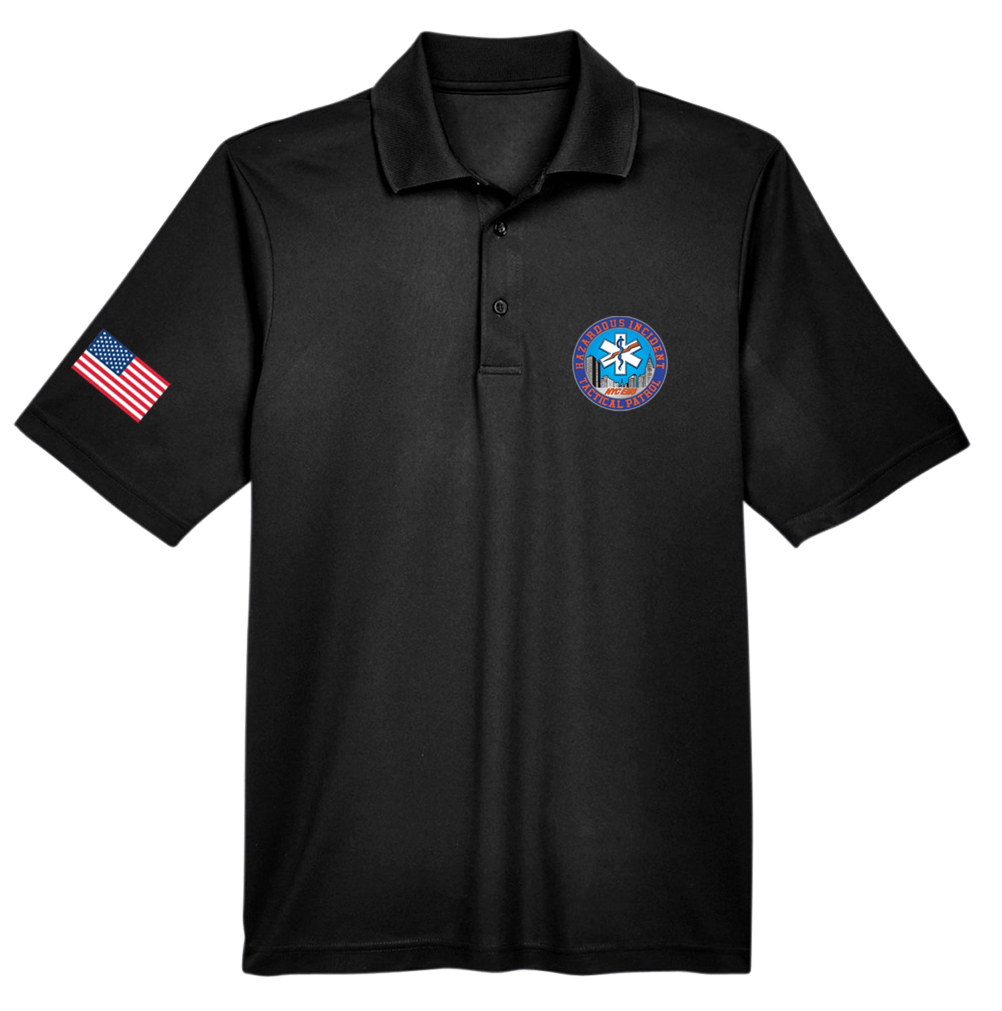 NYC HAZARD INCIDENT TACTICAL PATROL Embroidered Polo