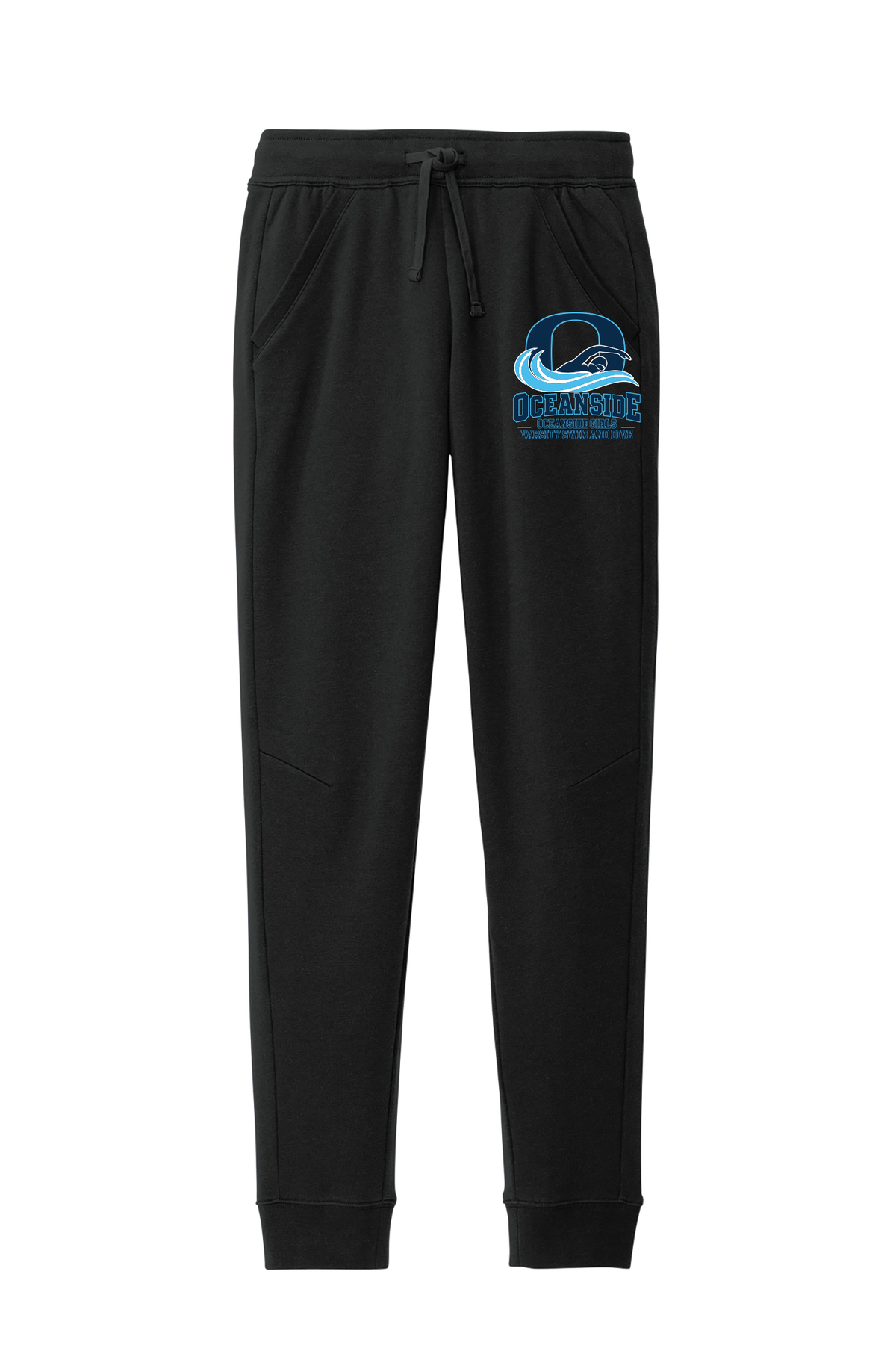 OCEANSIDE GIRLS VARSITY SWIM AND DIVE JOGGERS (RUNS BIG) PC78J