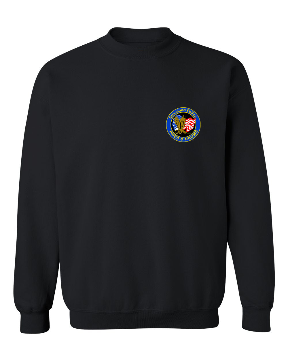 CLEVELAND POLICE PIPES AND DRUMS Shield Crewneck