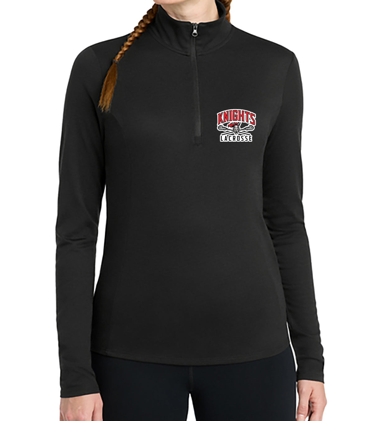 FLORAL PARK WOMENS LACROSSE Embroidered ladies 1/4 ZIP
