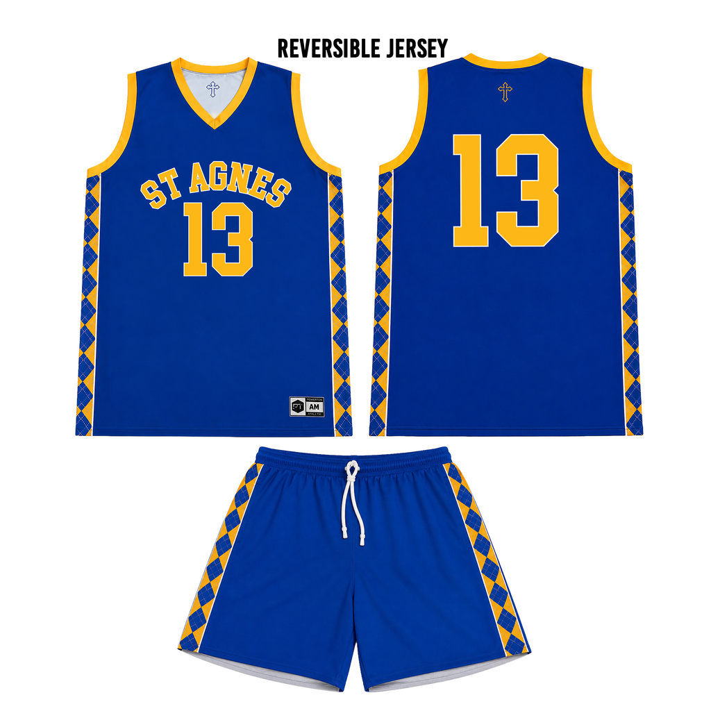 ST AGNES BASKETBALL BOYS REVERSIBLE UNIFORM