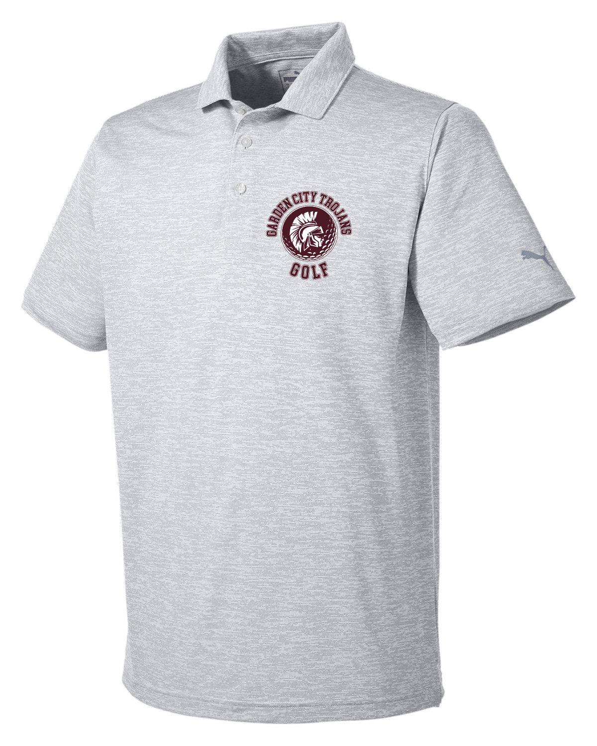 Garden City Golf Men's Embroidered Puma Golf Men's Icon Heather Polo