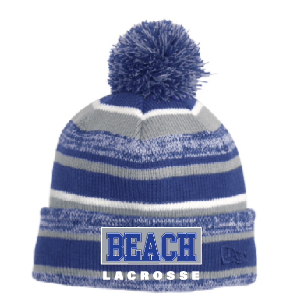 BEACH LACROSSE Pom Pom Hat