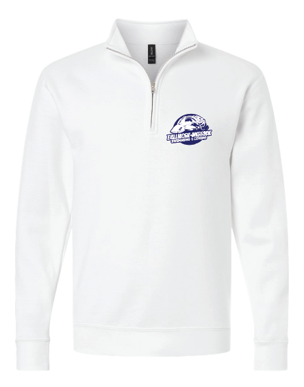 BELLMORE MERRICK SWIM AND DIVE WOMEN'S EMBROIDERED 1/4 ZIP SWEATSHIRT 18810
