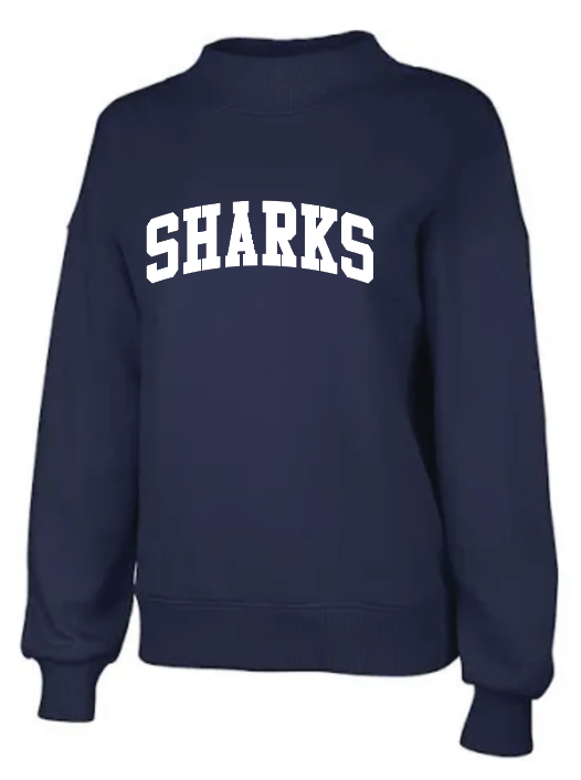 BELLMORE MERRICK SWIM AND DIVE MOCK NECK 5726