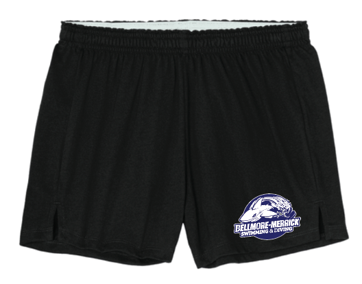 BELLMORE MERRICK SWIM AND DIVE WOMEN'S KNIT SQUARD SHORT LST311