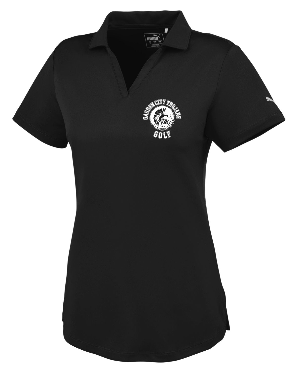 Garden City Golf Embroidered Puma Golf Women's Icon Heather Polo